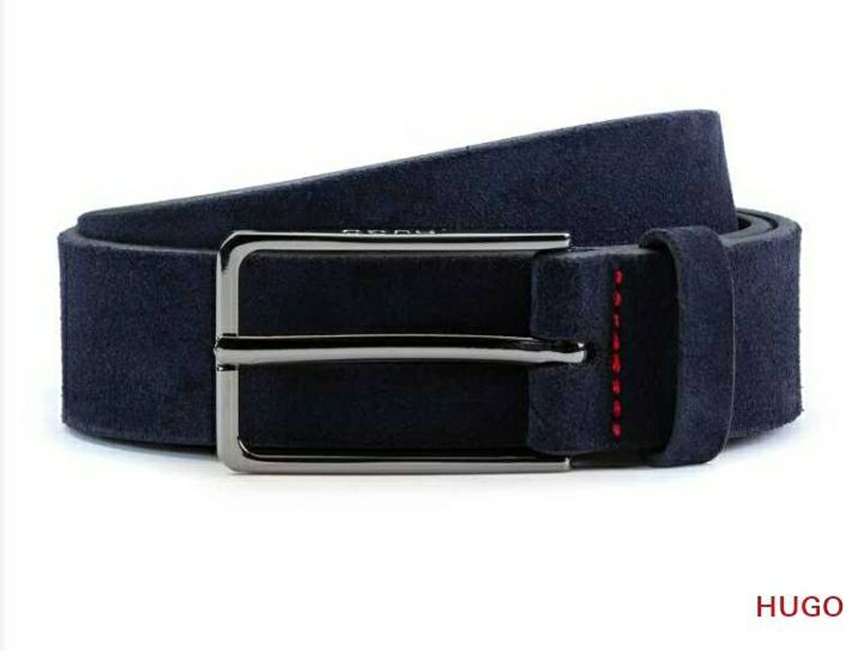 Fashion Belt with brack varnished hardware Hugo Boss