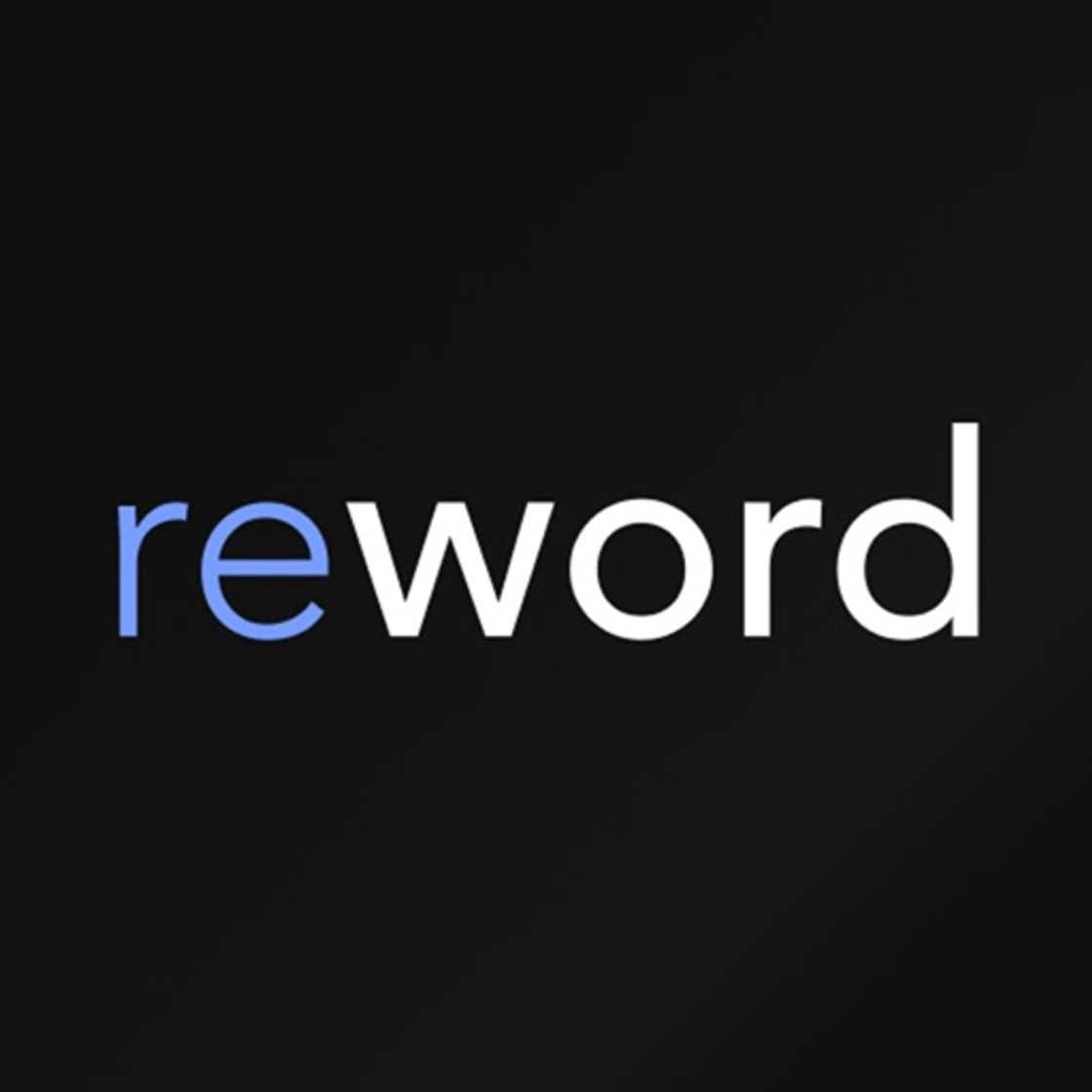 App ReWord: learn English words