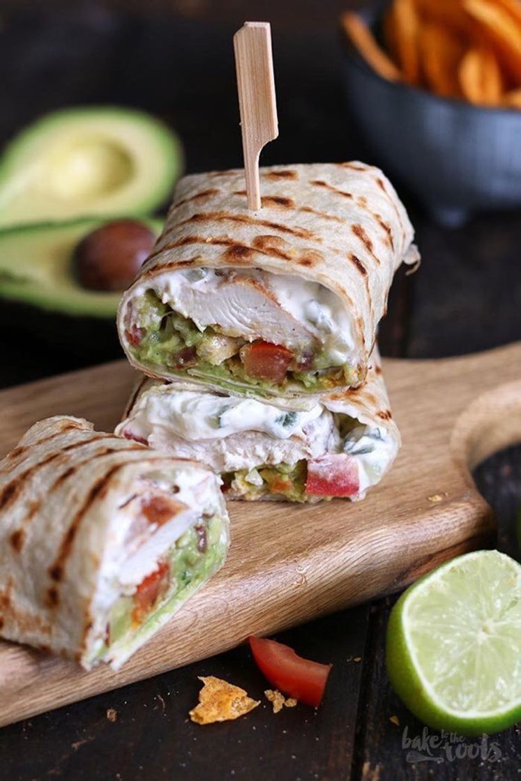 Moda Guacamole Chicken Wraps