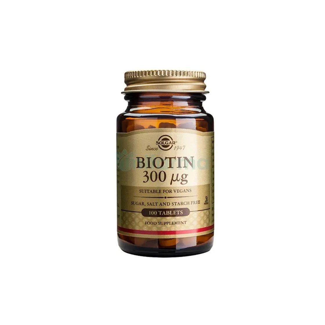 Productos SOLGAR BIOTINA 100 COMPRIMIDOS