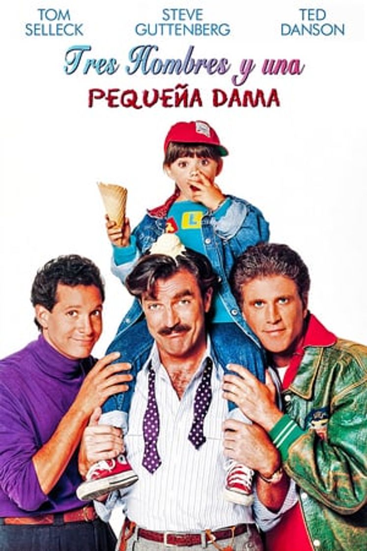 Película Tres hombres y una pequeña dama