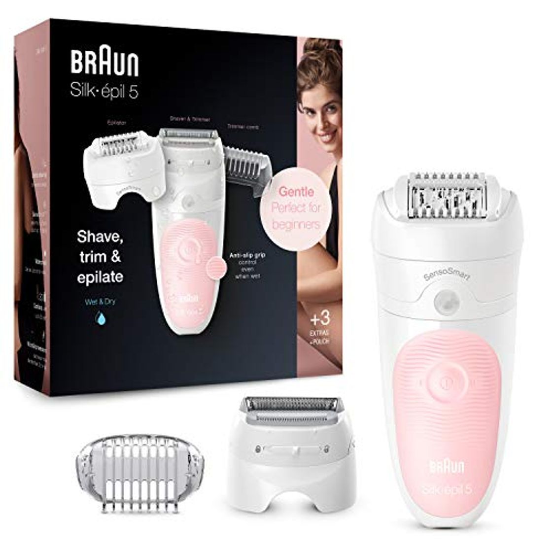 Producto Braun Silk-épil 5 5-620 Depiladora eléctrica para mujer