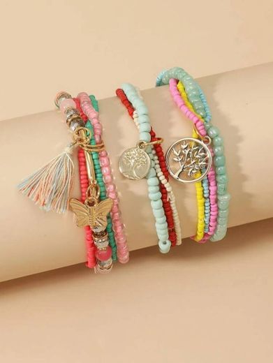 3 pulseira lindas da SHEIN 