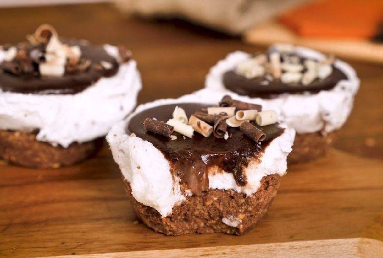 Social Receita de Cupcake Gelado de Nutella.