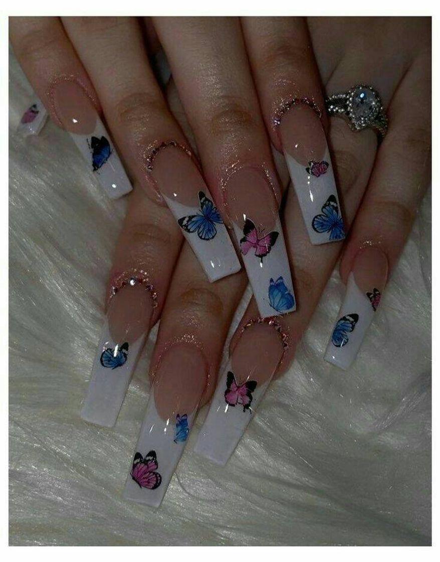 Fashion Unhas de borboleta (✿ ♡‿♡)