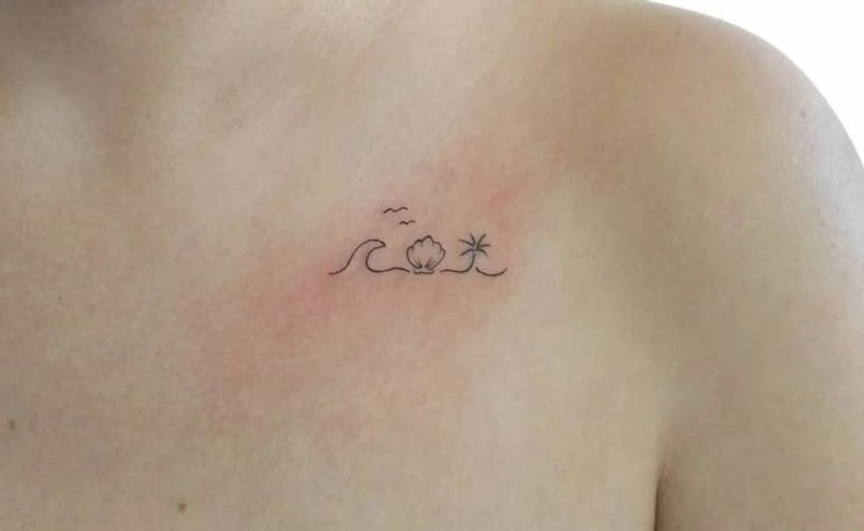 Moda Tatuagem minimalista universo