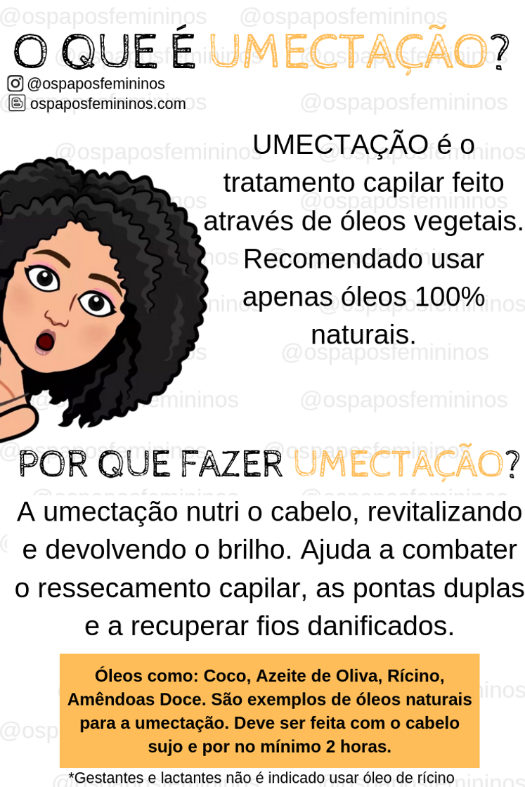 Moda UMECTAÇÃO PODEROSA QUE IRÁ SALVAR SEUS CABELOS ...