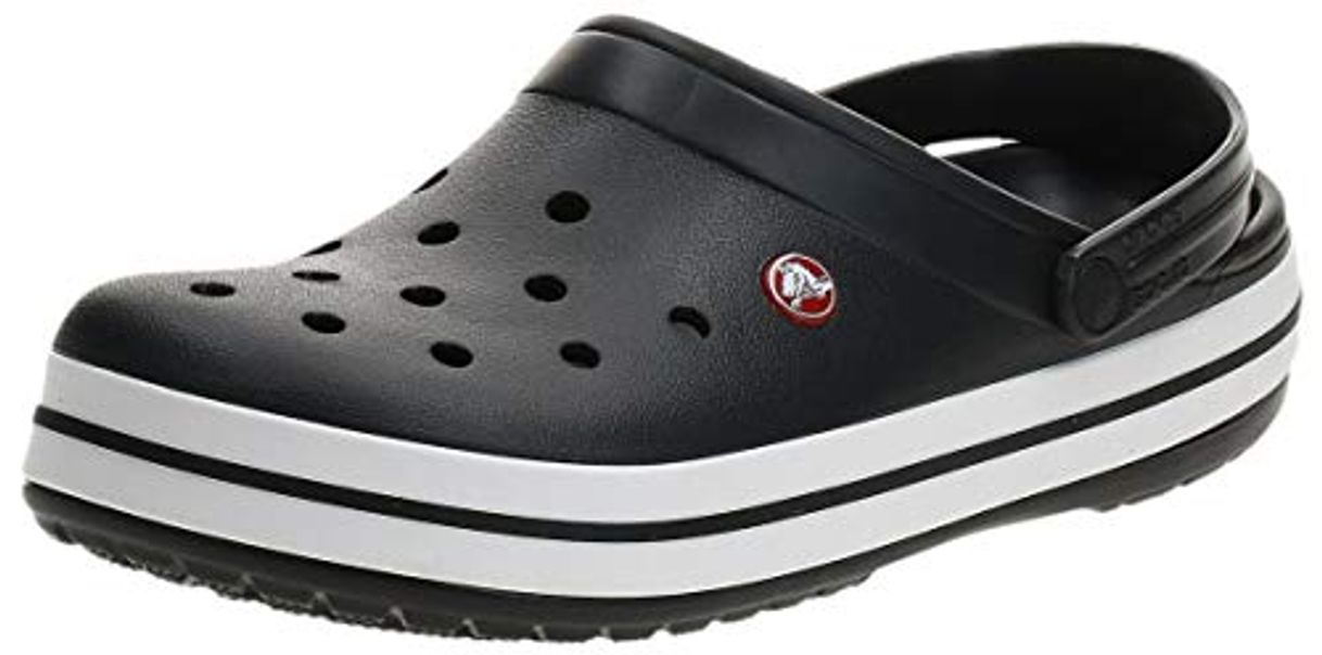 Fashion Crocs Crocband U, Zuecos Unisex Adulto, Negro