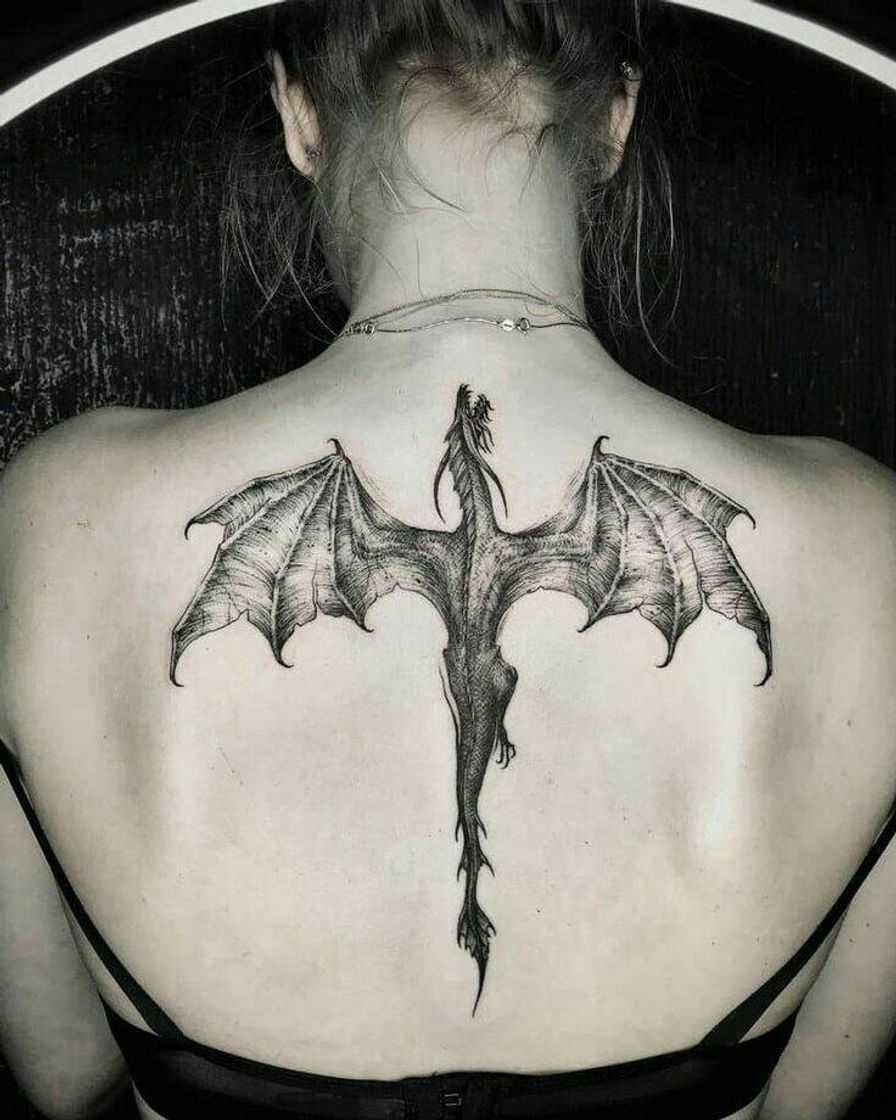 Moda Uma tatto de dragão😍