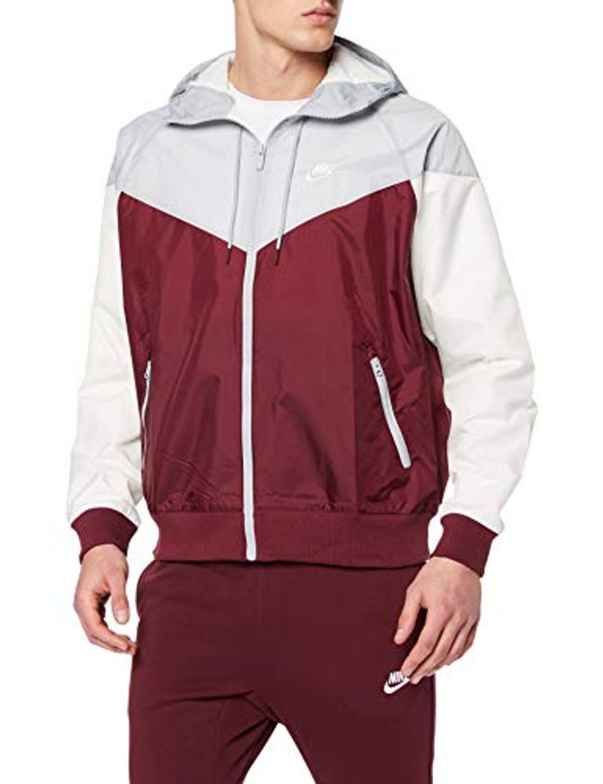 Social NIKE M NSW HE WR JKT HD Chaqueta, Hombre, Night Maroon