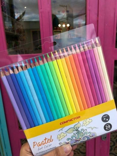 Lápis de cor pastel
