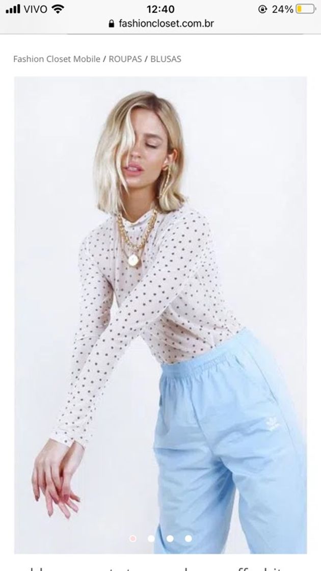 Social blusa manga longa off white