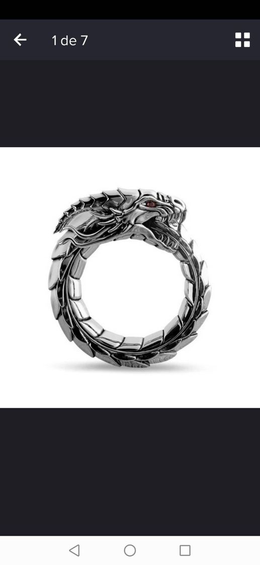 Fashion Anillo dragon 