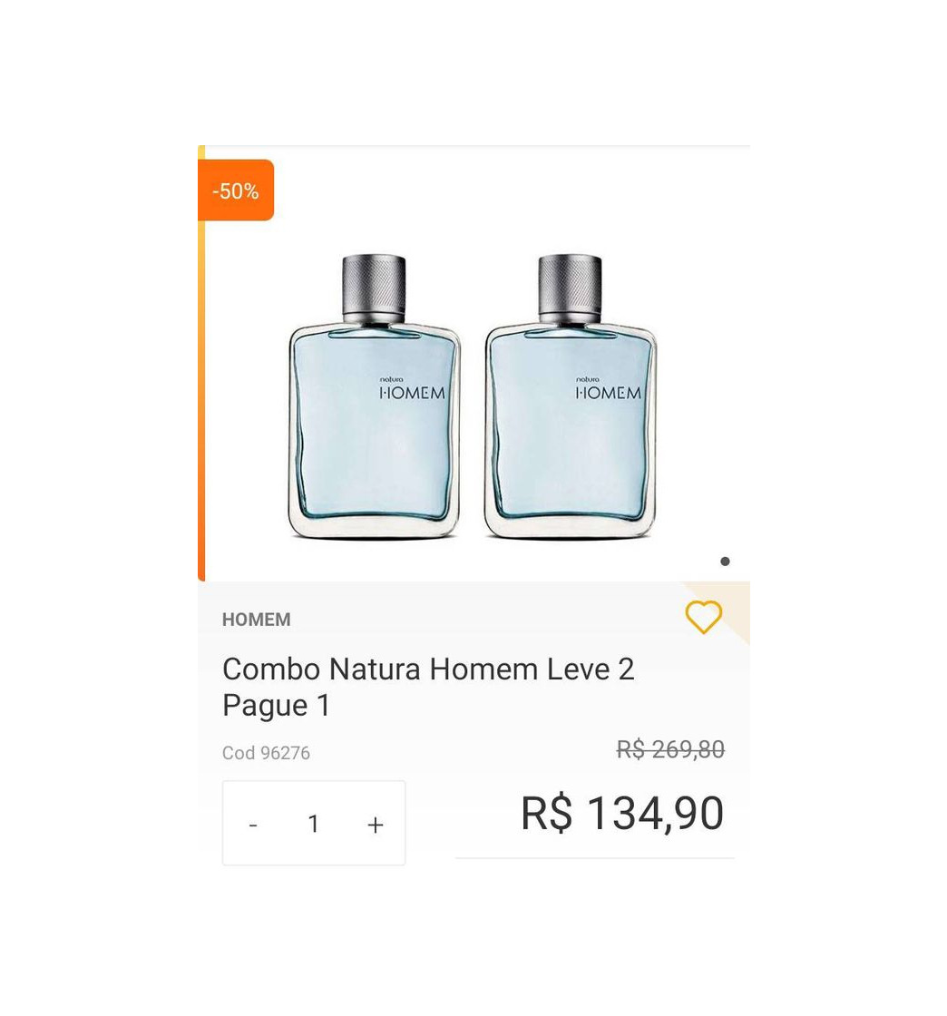 Product Perfume Natura Homem