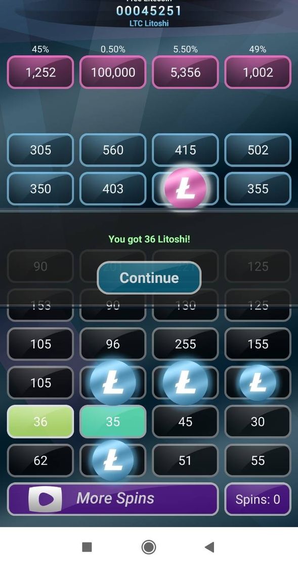 App Gana litoshis LTC gratis