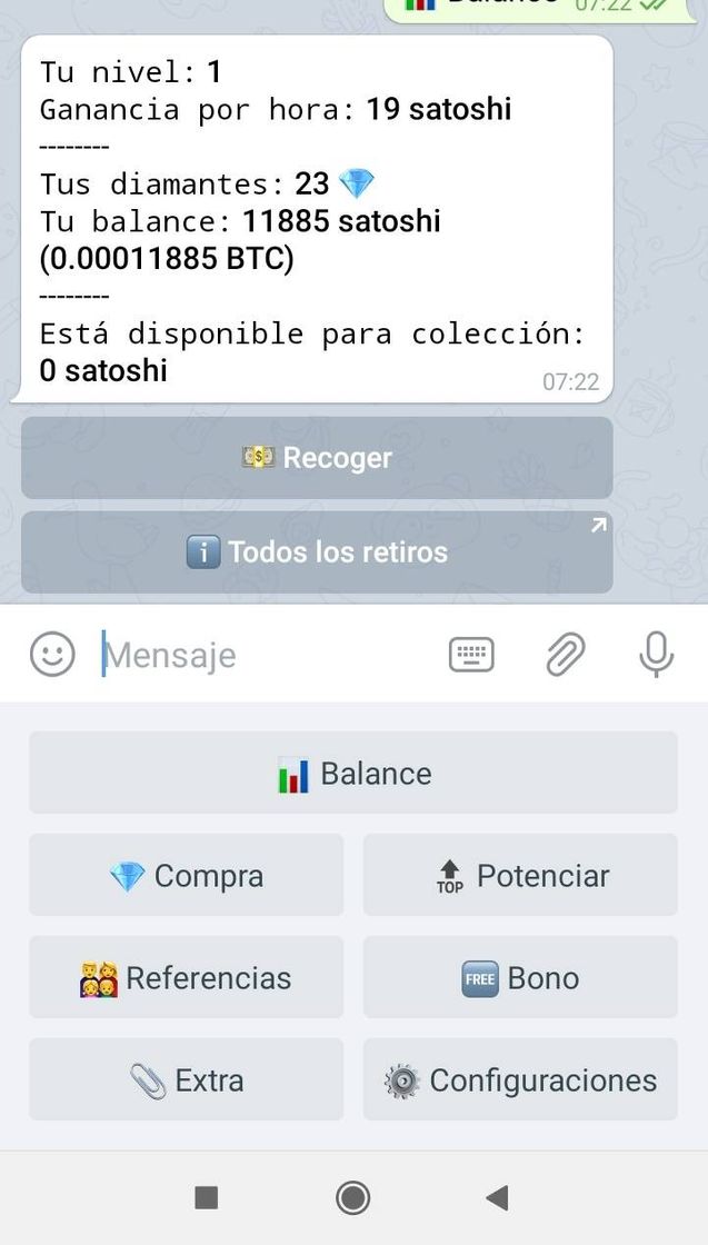 App Mina satoshis cada hora gratis