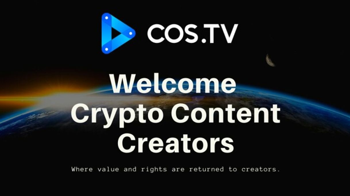 App COS.TV | Content platform on blockchain