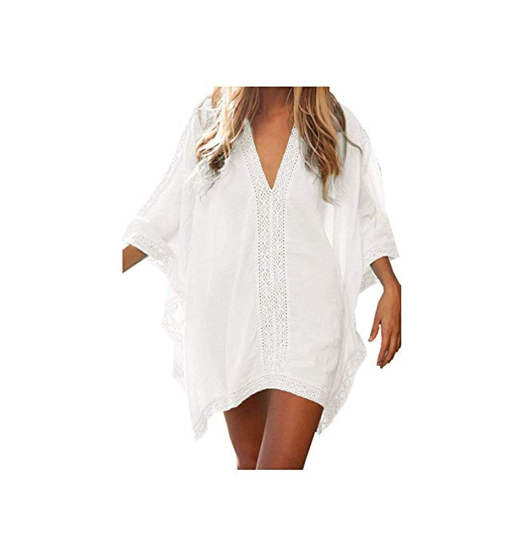 Fashion Vestido Suelto de Bikini Mujer Ropa de Baño Playa Traje de Baño