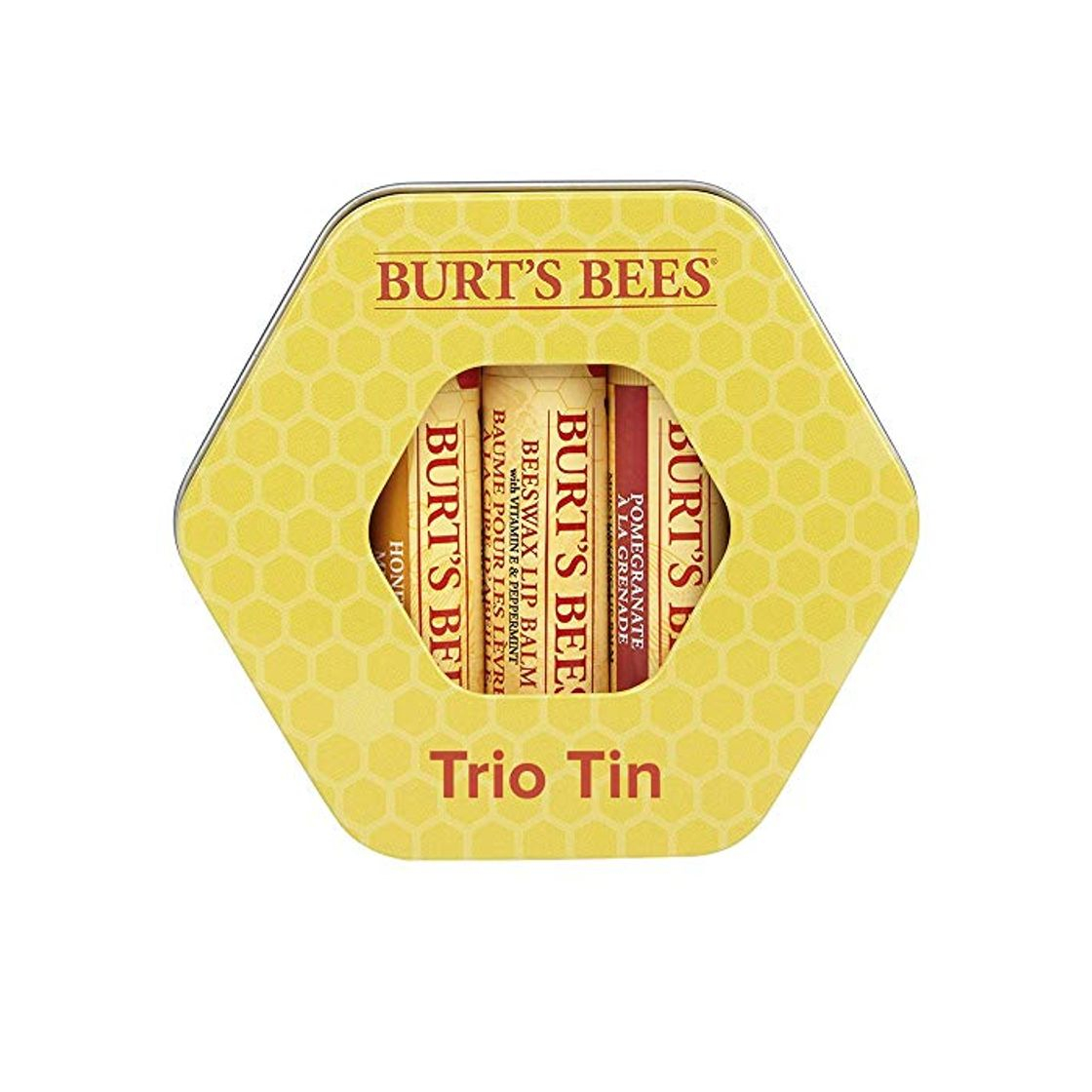 Products Set de regalo hidratante de tres latas Burt's Bees con 1 bálsamo