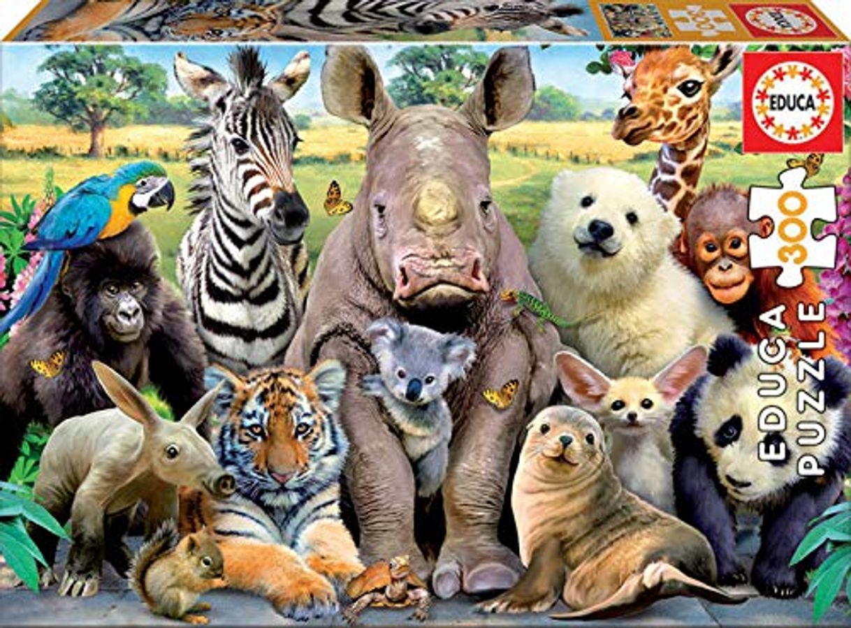 Places Educa Borrás-Foto de Clase Animales Salvajes Puzzles