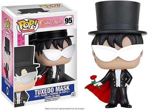 Funko- Tuxedo Mask Figura de Vinilo, colección de Pop, seria Sailor Moon,