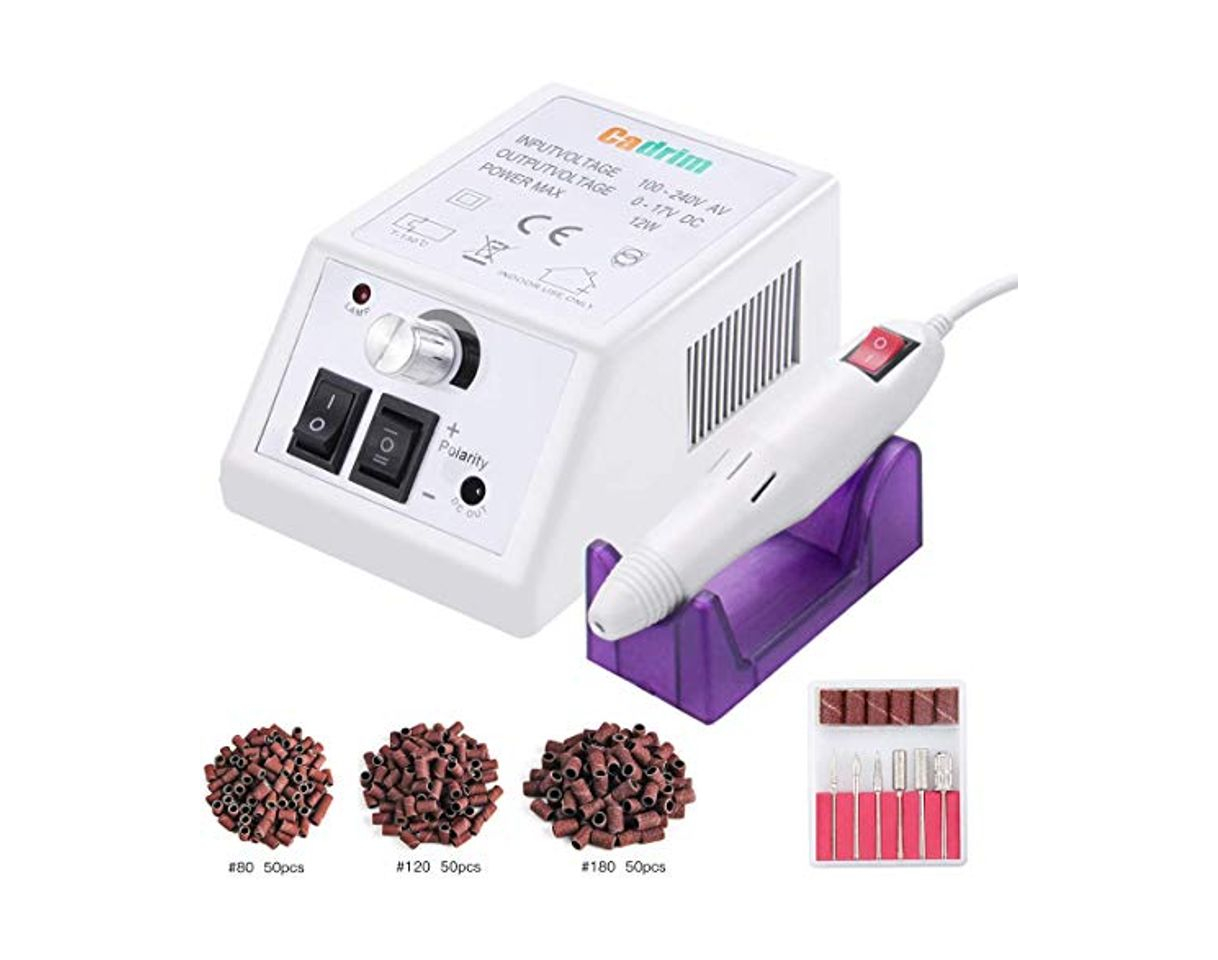 Social Cadrim Torno para Uñas Profesional para Manicura y Pedicura Eléctrica del Taladro