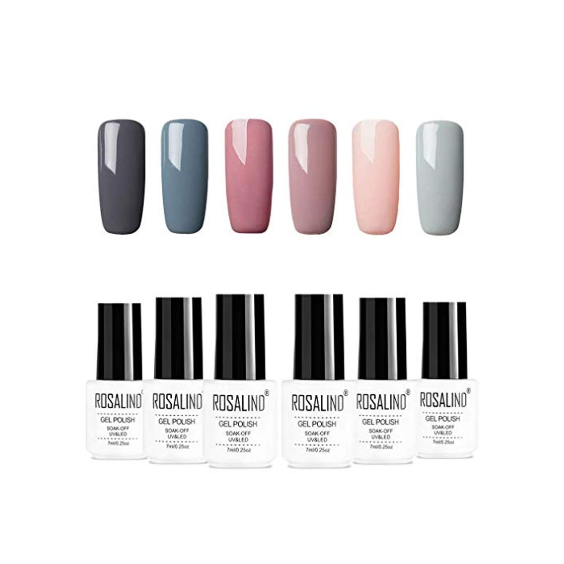 Social ROSALIDN esmalte semi-permanente para uñas kit