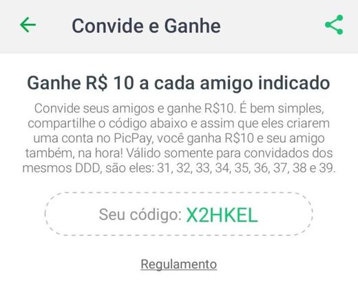 Ganhe até 50 reais! Picpay