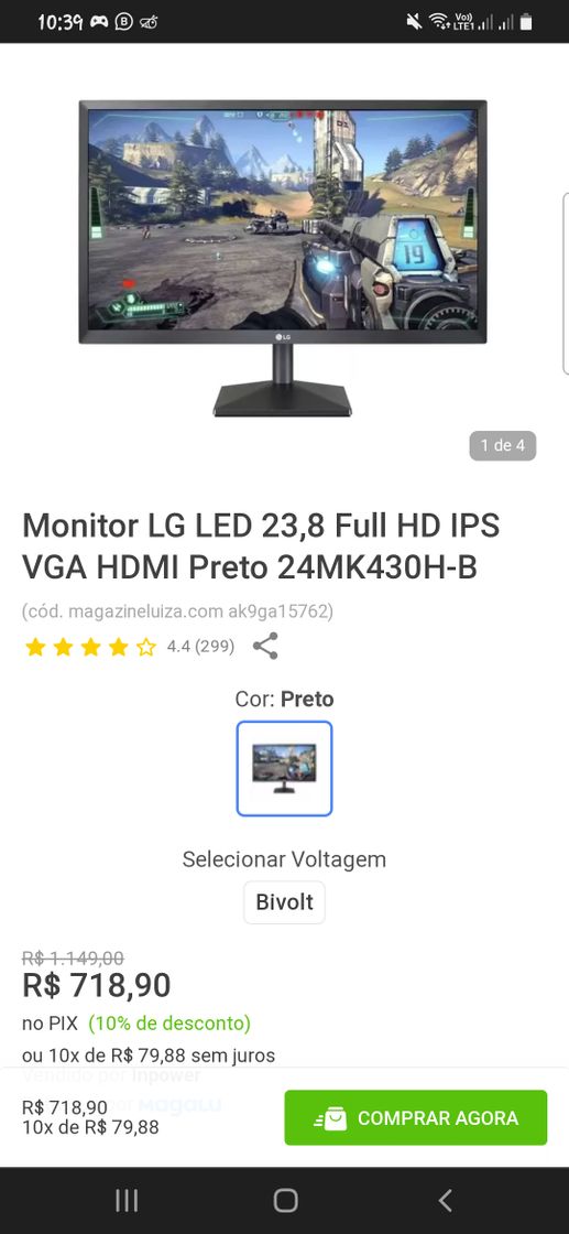 Videojuegos Monitor Gamer