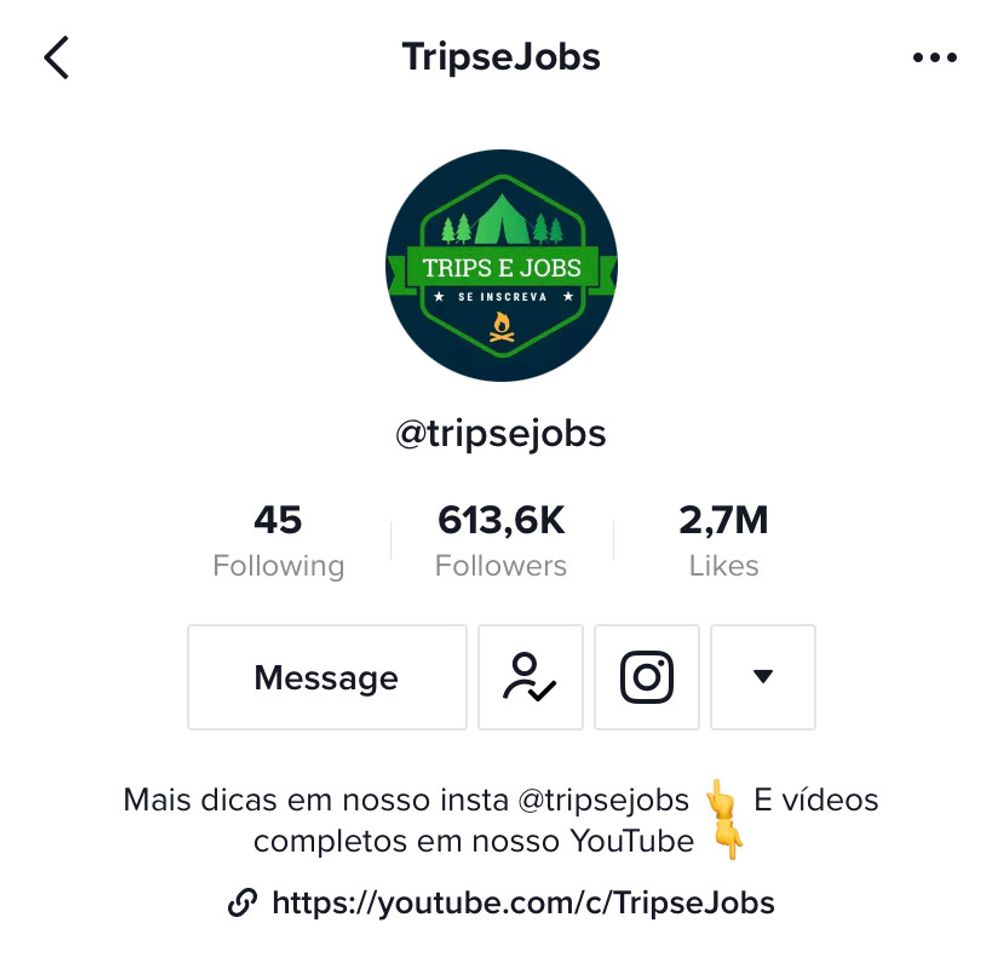 Moda Trips e Jobs