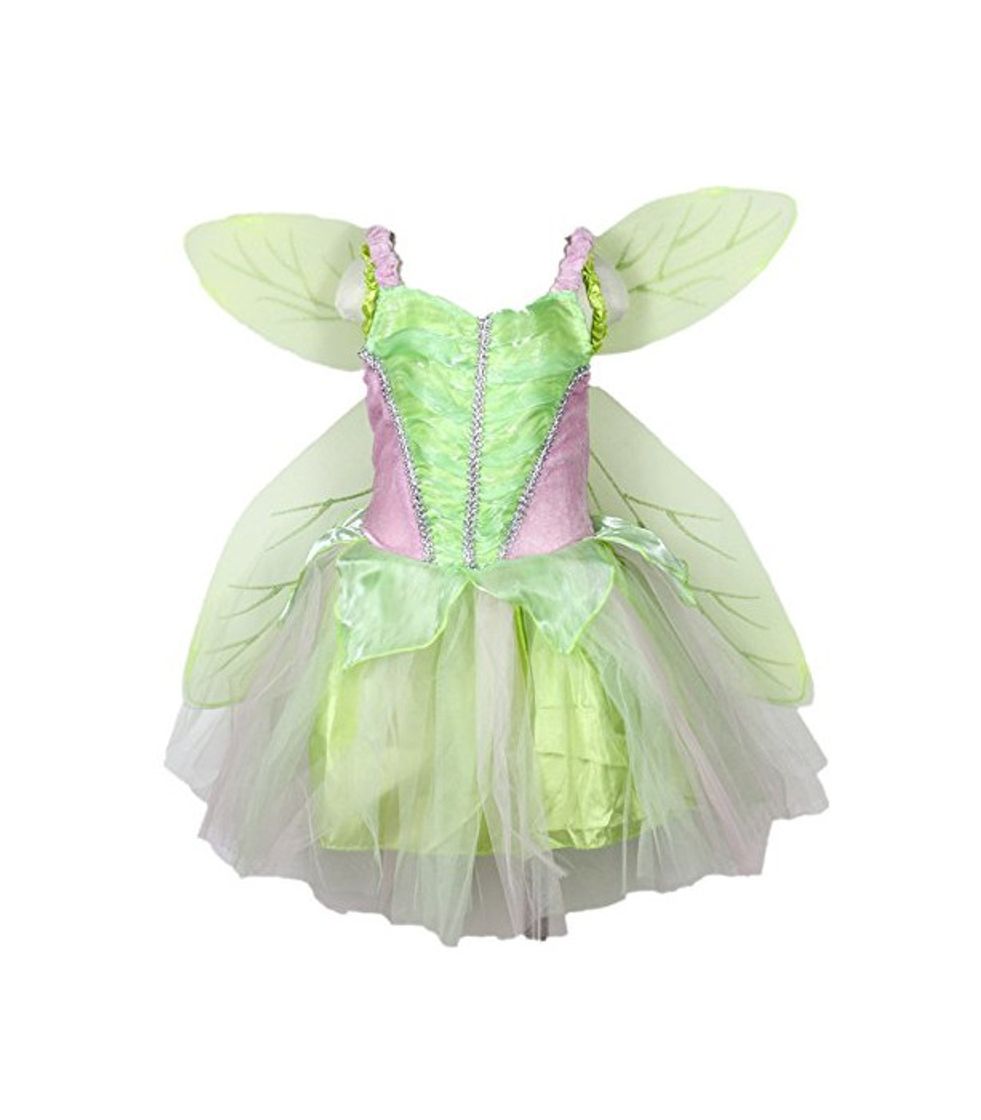 Productos Petitebelle Green Fairy Costume Wing Set Party Dress for Girl Clothing 2-8year