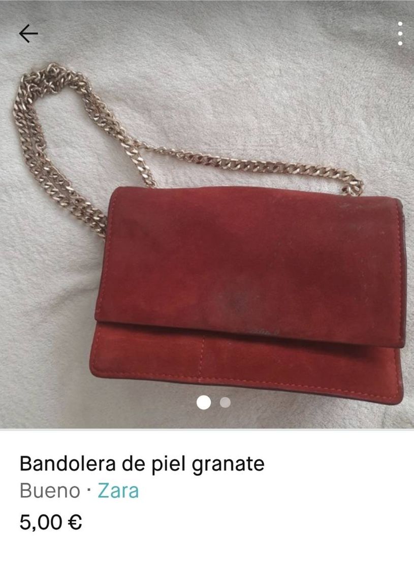 Moda Bandolera de piel burdeos