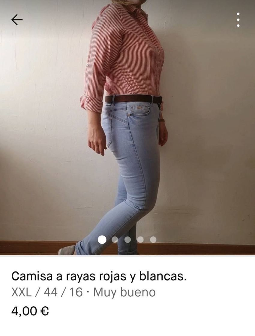 Fashion Camisa a rayas. Talla 44