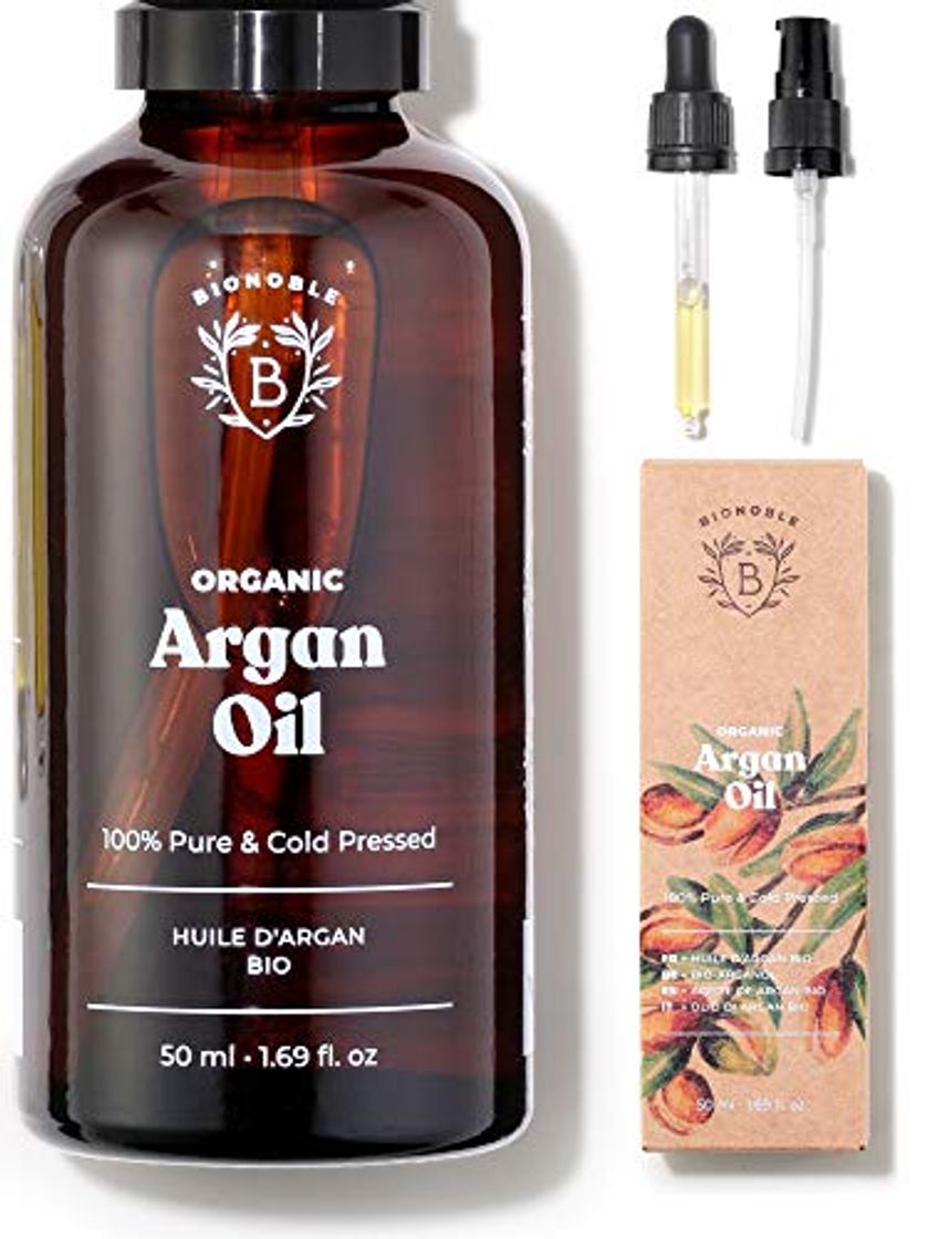 Beauty BIONOBLE ACEITE DE ARGÁN PURO 100% Orgánico y Prensado en Frío