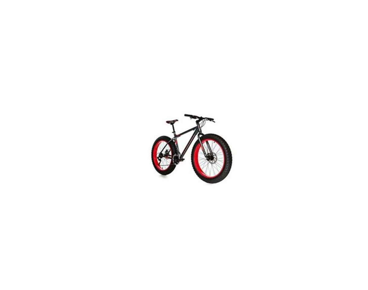 Fitness Moma Bikes Bicicleta Montaña  FAT 26"Alu, SHIMANO 21V, Doble Freno Disco.