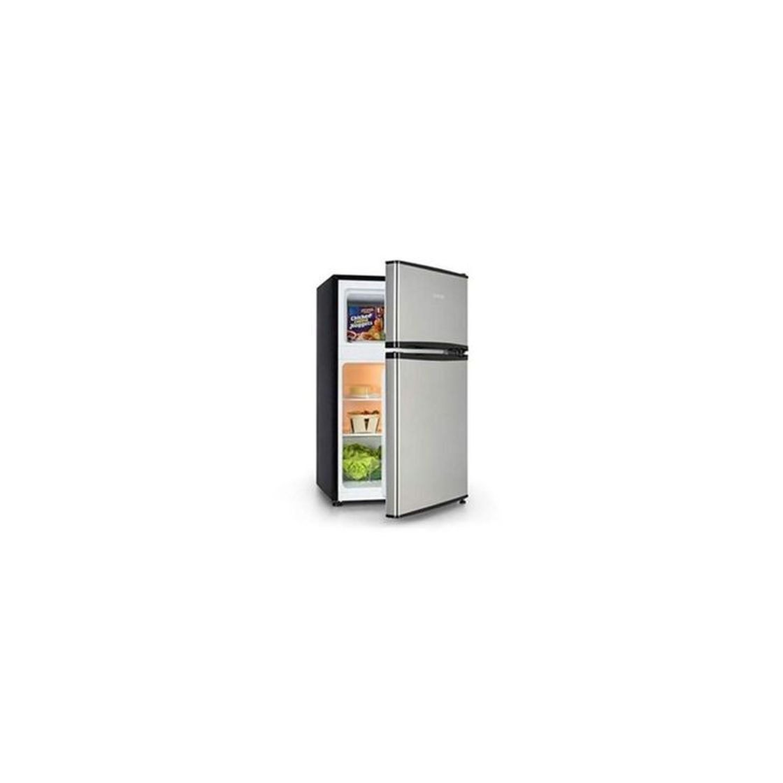 Product Klarstein Big Daddy Cool Nevera con congelador - Refrigerador, 90 litros de