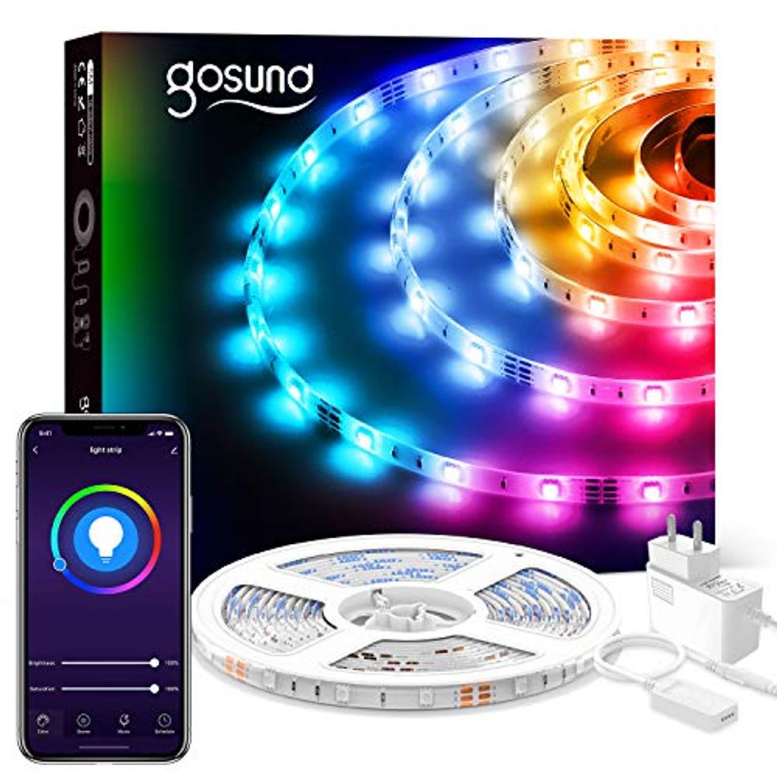 Product Gosund 5m Tira de Luces LED Iluminación RGB 5050