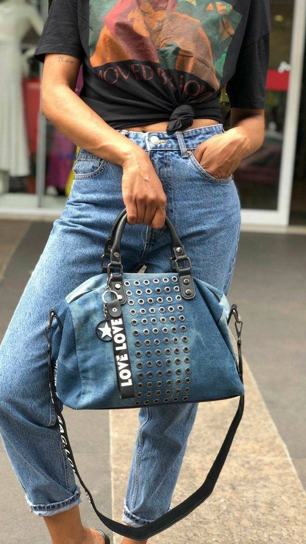 Fashion Bolsa baú  love