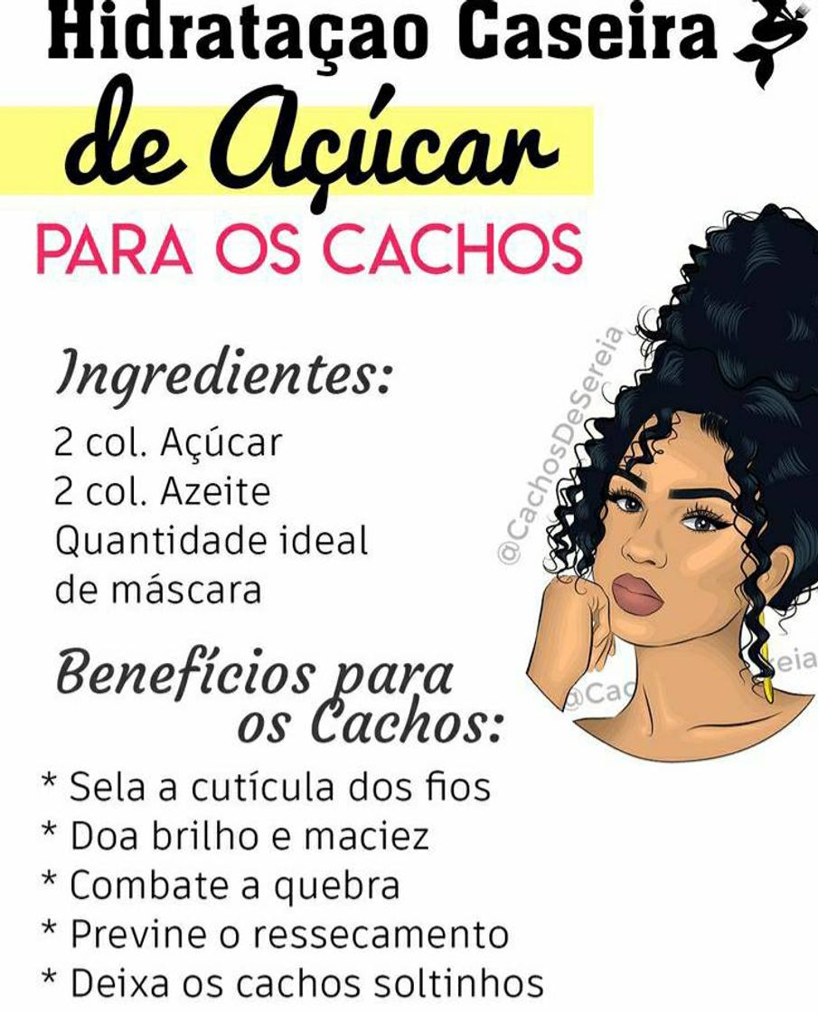 Fashion Hidratação  caseira para cachos