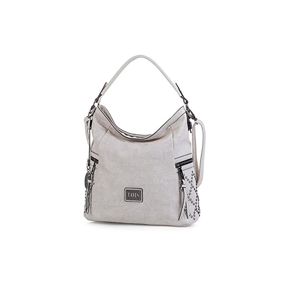 Productos Lois - Bolso de Mujer Grande Tipo Hobo. asa Larga y Bandolera.