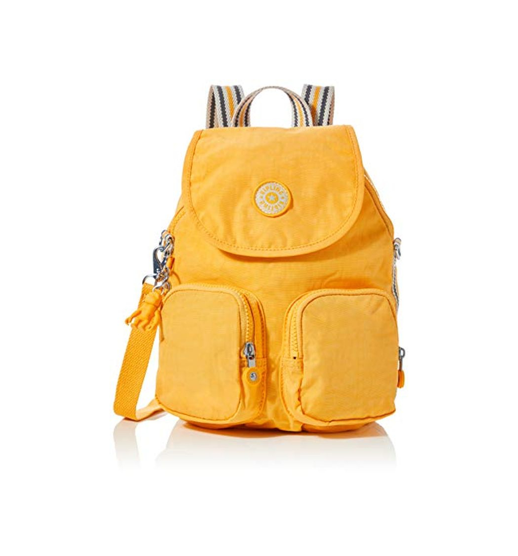 Social Kipling Firefly Up, Mochilas para Mujer, Amarillo