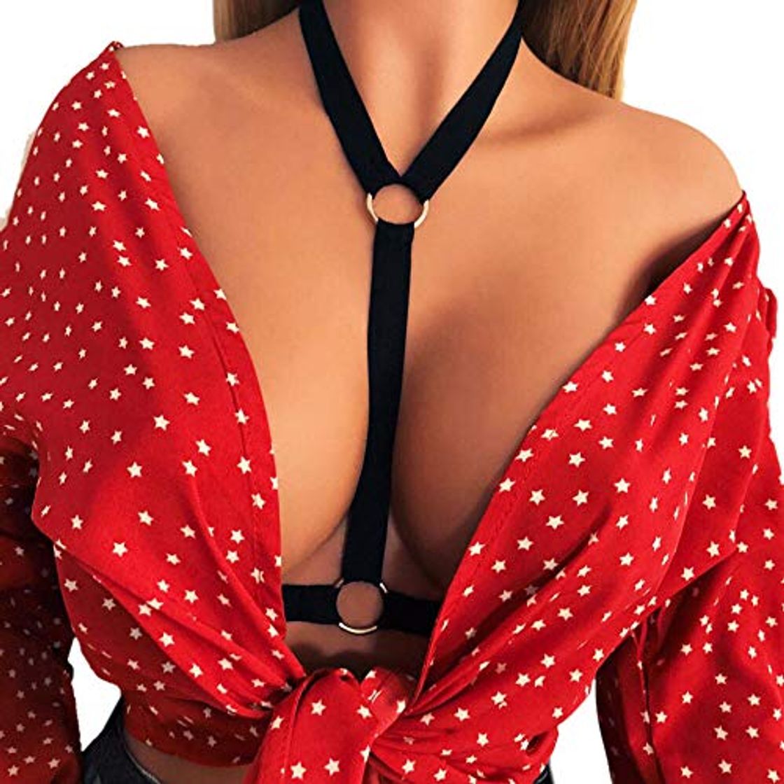 Social Sex Costumes Women Erotic Bandage Sexy Lingerie Solid Color  Crop Top Sexy Bra