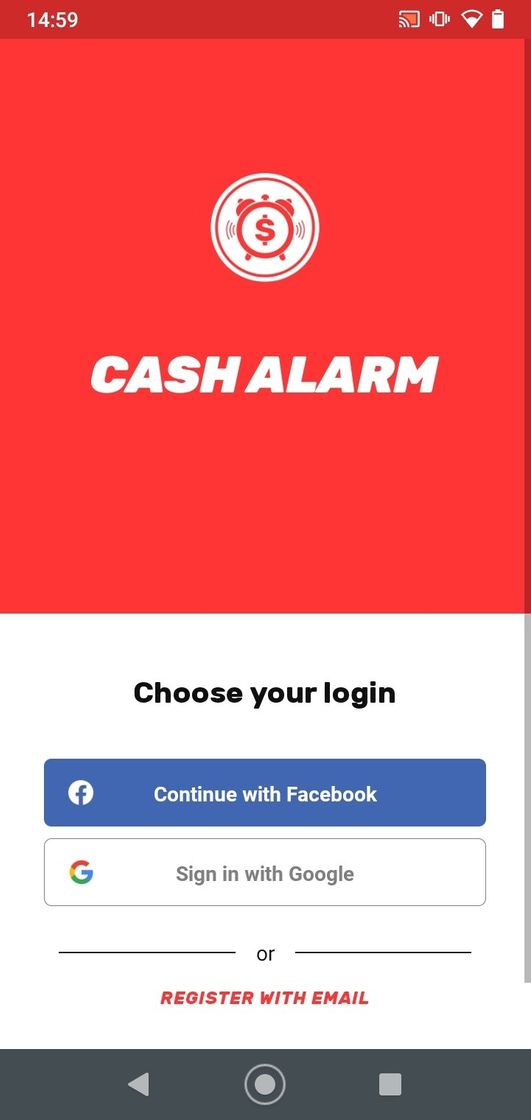 App cash alarm