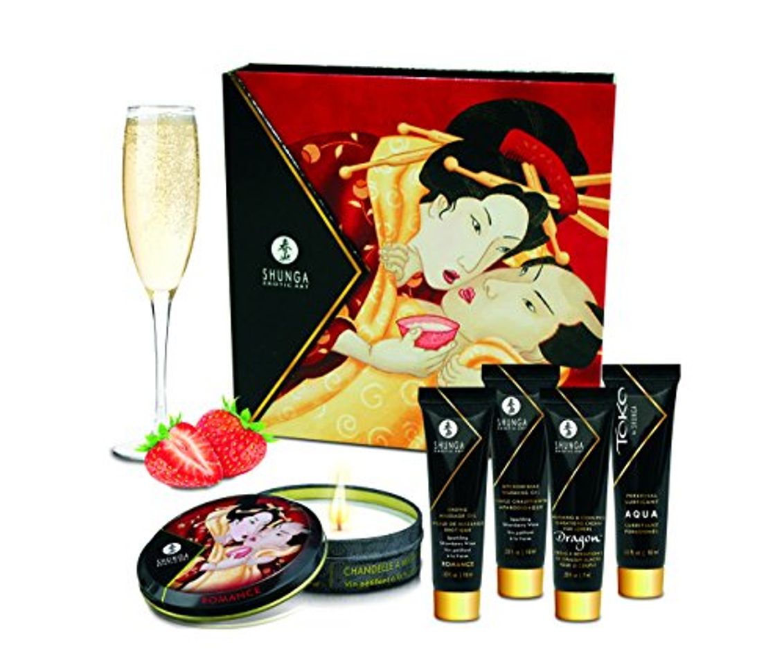 Product Shunga Geishas Secret Collection Strawberry Aceite de Masaje