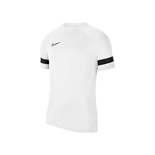 NIKE Y NK Dry ACD21 Top SS T-Shirt, Unisex-Child, White