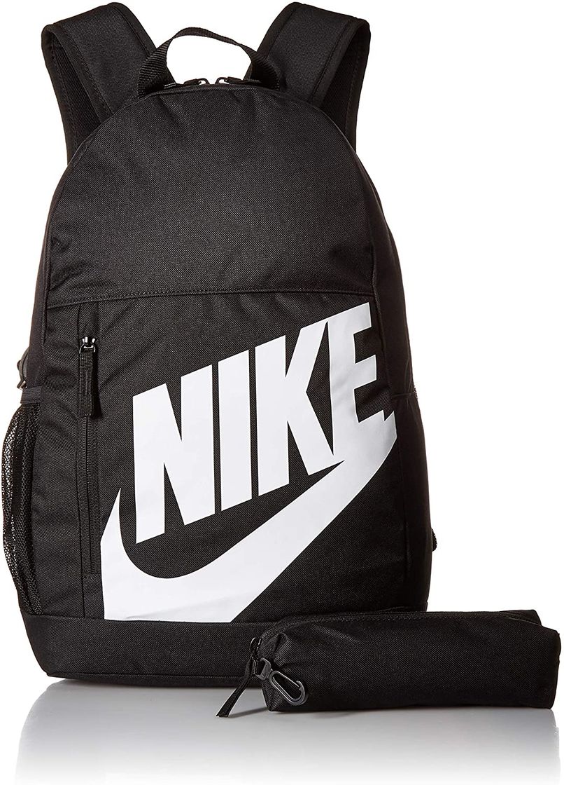 Moda NIKE NK ELMNTL Mochilla de Deporte, Unisex niños, Black/Black/