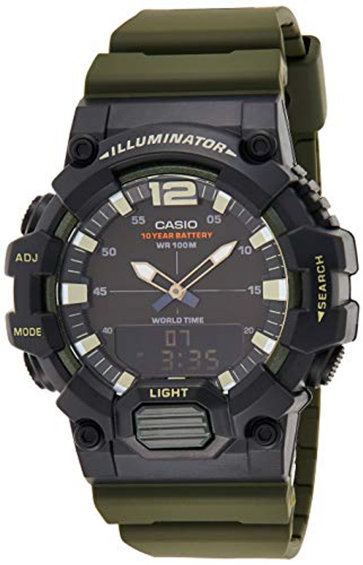 Productos Casio Reloj Digital para Hombre de Cuarzo con Correa en Resina HDC-700-3AVEF