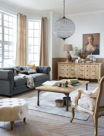 Maisons du Monde - Mueble, decoración, lámpara y sofá