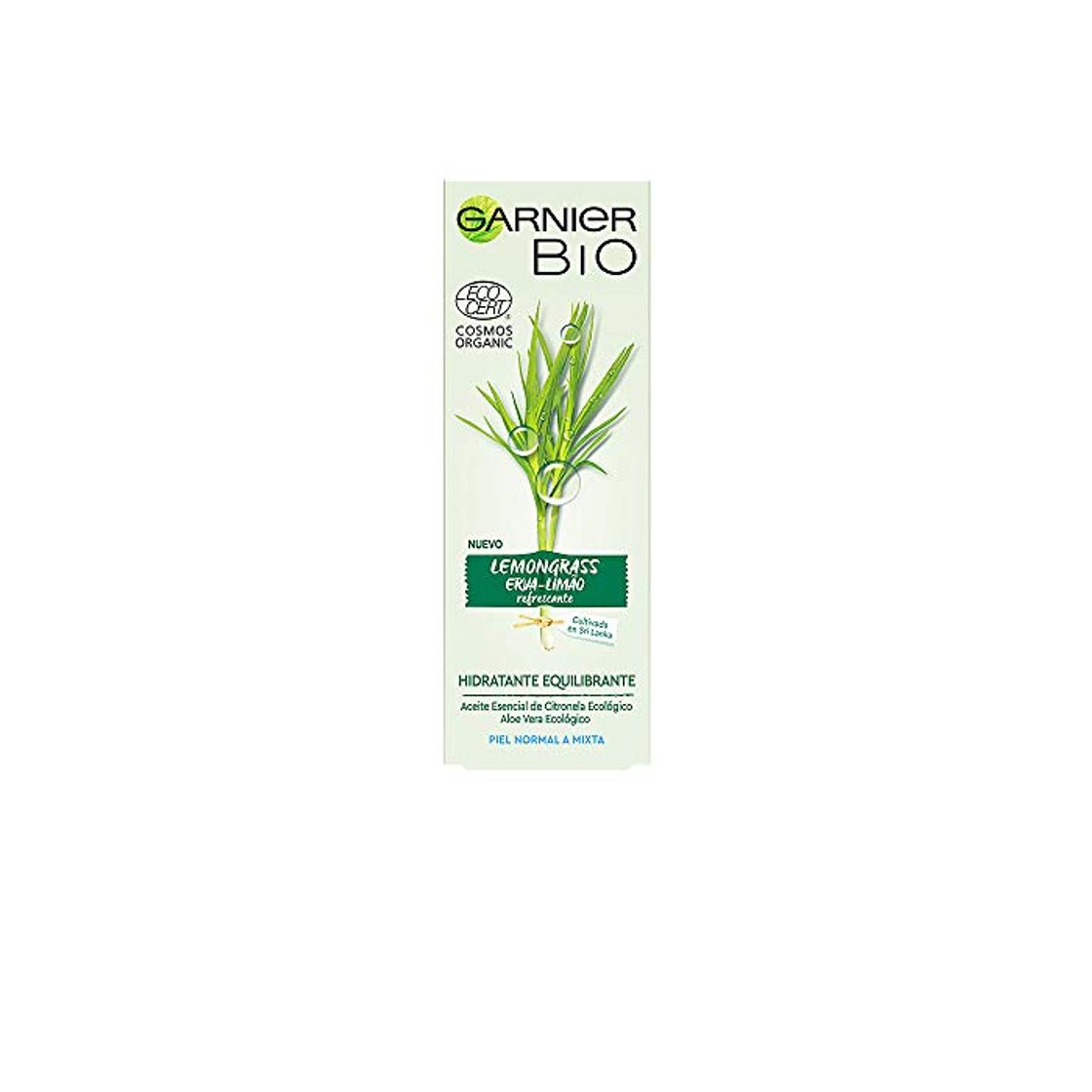 Garnier Bio Ecocert Lemongrass Crema Hidratante 50 Ml 1 Unidad 50 ml