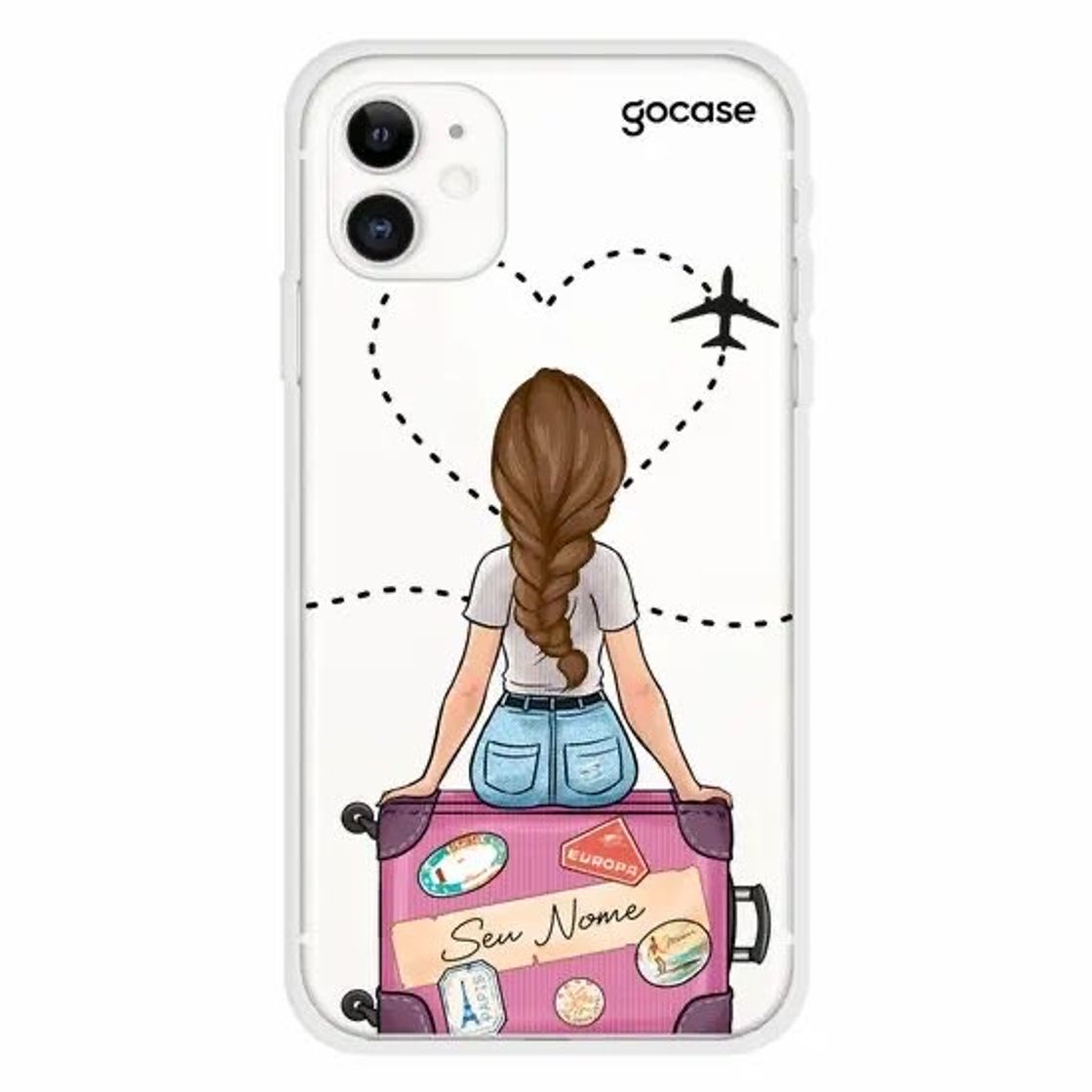 Product Case garota viagem 🧳 